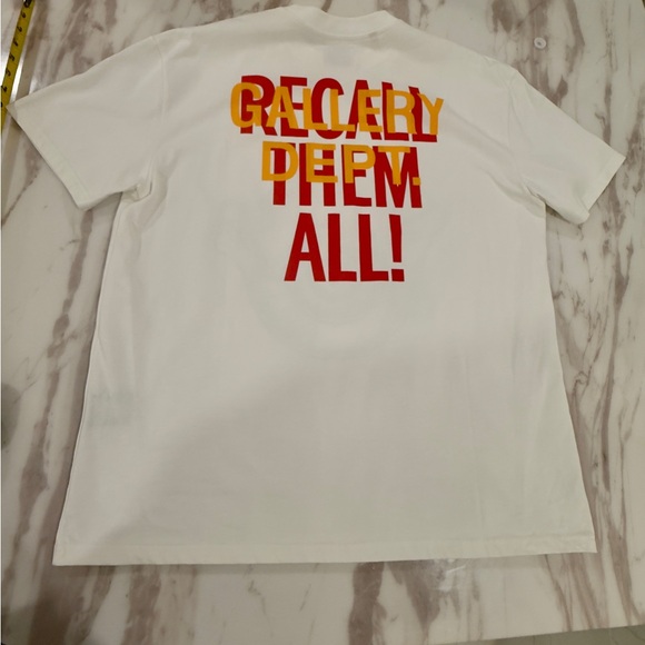 Gallery Dept Cream T-Shirt with Graphic - Picture 2 of 5